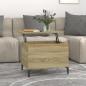 Preview: ARDEBO.de - Couchtisch Sonoma-Eiche 60x44,5x45 cm Holzwerkstoff