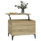 Preview: Couchtisch Sonoma-Eiche 60x44,5x45 cm Holzwerkstoff