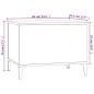 Preview: Couchtisch Sonoma-Eiche 60x44,5x45 cm Holzwerkstoff