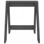 Preview: Hocker 2 Stk. Grau 40x40x45 cm Massivholz Kiefer
