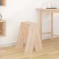 Preview: Hocker 2 Stk. 40x40x60 cm Massivholz Kiefer