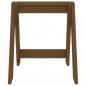 Preview: Hocker 2 Stk. Honigbraun 40x40x45 cm Massivholz Kiefer