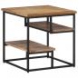 Preview: Beistelltisch 50x50x50 cm Recyceltes Massivholz Teak