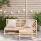 Preview: Gartensofa 2-Sitzer Massivholz Kiefer