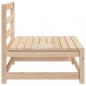 Preview: Gartensofas ohne Armlehnen 3 Stk. 70x70x67 cm Massivholz Kiefer