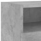 Preview: 5-tlg. Wohnwand Betongrau Holzwerkstoff