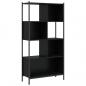 Preview: Bücherregal Schwarz 72x28x172 cm Holzwerkstoff