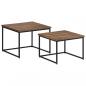 Preview: Satztische 2 Stk. Massivholz Teak