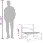 Preview: Gartensofas ohne Armlehnen 2 Stk. Weiß 70x70x67 cm Kiefernholz
