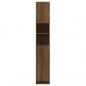 Preview: Badezimmerschrank Braun Eiche 32x25,5x190 cm Holzwerkstoff