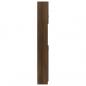 Preview: Badezimmerschrank Braun Eiche 32x25,5x190 cm Holzwerkstoff
