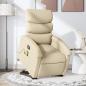 Preview: ARDEBO.de - Massagesessel mit Aufstehhilfe Creme Stoff