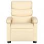 Preview: Massagesessel mit Aufstehhilfe Creme Stoff