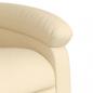 Preview: Massagesessel mit Aufstehhilfe Creme Stoff