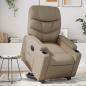 Preview: ARDEBO.de - Relaxsessel mit Aufstehhilfe Elektrisch Cappuccino Kunstleder