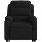Preview: Relaxsessel mit Aufstehhilfe Schwarz Samt