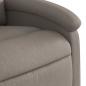 Preview: Massagesessel mit Aufstehhilfe Taupe Stoff