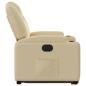 Preview: Relaxsessel mit Aufstehhilfe Elektrisch Creme Stoff