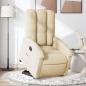 Preview: ARDEBO.de - Relaxsessel mit Aufstehhilfe Elektrisch Creme Stoff