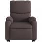 Preview: Relaxsessel mit Aufstehhilfe Dunkelbraun Stoff