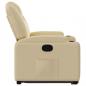 Preview: Relaxsessel mit Aufstehhilfe Creme Stoff