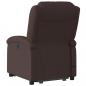 Preview: Massagesessel mit Aufstehhilfe Dunkelbraun Stoff