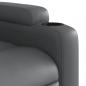 Preview: Relaxsessel mit Aufstehhilfe Grau Kunstleder