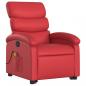Preview: Massagesessel mit Aufstehhilfe Rot Kunstleder