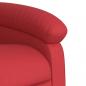 Preview: Massagesessel mit Aufstehhilfe Rot Kunstleder