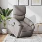 Preview: ARDEBO.de - Massagesessel mit Aufstehhilfe Taupe Stoff