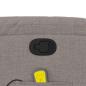 Preview: Massagesessel mit Aufstehhilfe Taupe Stoff