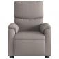 Preview: Massagesessel mit Aufstehhilfe Taupe Stoff