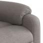 Preview: Massagesessel mit Aufstehhilfe Taupe Stoff