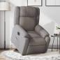 Preview: ARDEBO.de - Relaxsessel mit Aufstehhilfe Elektrisch Taupe Stoff