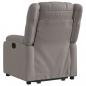 Preview: Relaxsessel mit Aufstehhilfe Elektrisch Taupe Stoff