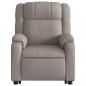 Preview: Relaxsessel mit Aufstehhilfe Elektrisch Taupe Stoff