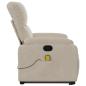 Preview: Massagesessel mit Aufstehhilfe Beige Mikrofasergewebe