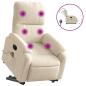 Preview: Massagesessel Aufstehhilfe Elektrisch Beige Mikrofasergewebe