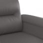 Preview: Sessel Grau 60 cm Kunstleder