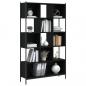 Preview: Bücherregal Schwarz 102x28x172 cm Holzwerkstoff
