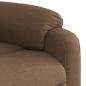 Preview: Massagesessel mit Aufstehhilfe Braun Stoff
