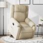 Preview: ARDEBO.de - Relaxsessel mit Aufstehhilfe Creme Stoff