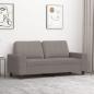 Preview: ARDEBO.de - 2-Sitzer-Sofa Taupe 140 cm Stoff