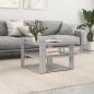 Preview: ARDEBO.de - Couchtisch Grau Sonoma 59,5x59,5x40 cm Holzwerkstoff
