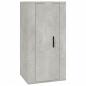 Preview: ARDEBO.de - TV-Wandschrank Betongrau 40x34,5x80 cm