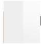 Preview: TV-Wandschrank Hochglanz-Weiß 80x34,5x40 cm