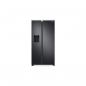 Preview: ARDEBO.de Samsung RS6GA884CB1/EG Stand Side-by-Side Kombination, 91 cm breit, 635L, No Frost+, Eisbereiter, Wasserspender, Festwasseranschluss, WiFi, Premium Black Steel