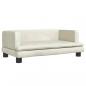 Preview: Hundebett Creme 80x45x30 cm Samt