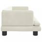 Preview: Hundebett Creme 80x45x30 cm Samt