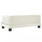 Preview: Hundebett Creme 80x45x30 cm Samt